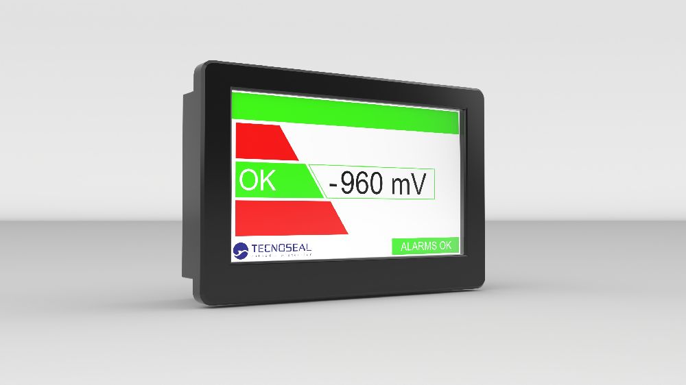 ATOM sistema di monitoraggio Tecnoseal potenziali elettrochimici corrosione